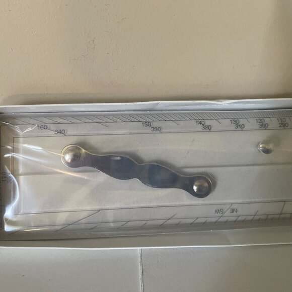 VINTAGE LINEX NAUTICAL RULER / INSTRUMENT A 618 ACRYL DENMARK MADE - Picture 7 of 12